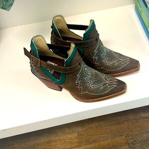 Ankle high boots, Worn once. Has feet issues not able to wear